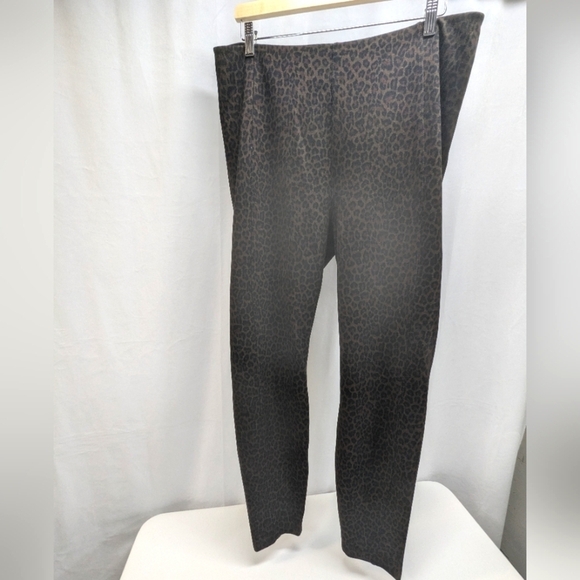 Liverpool Jean Company Cheetah Print Leggings Size 18W - Picture 1 of 8